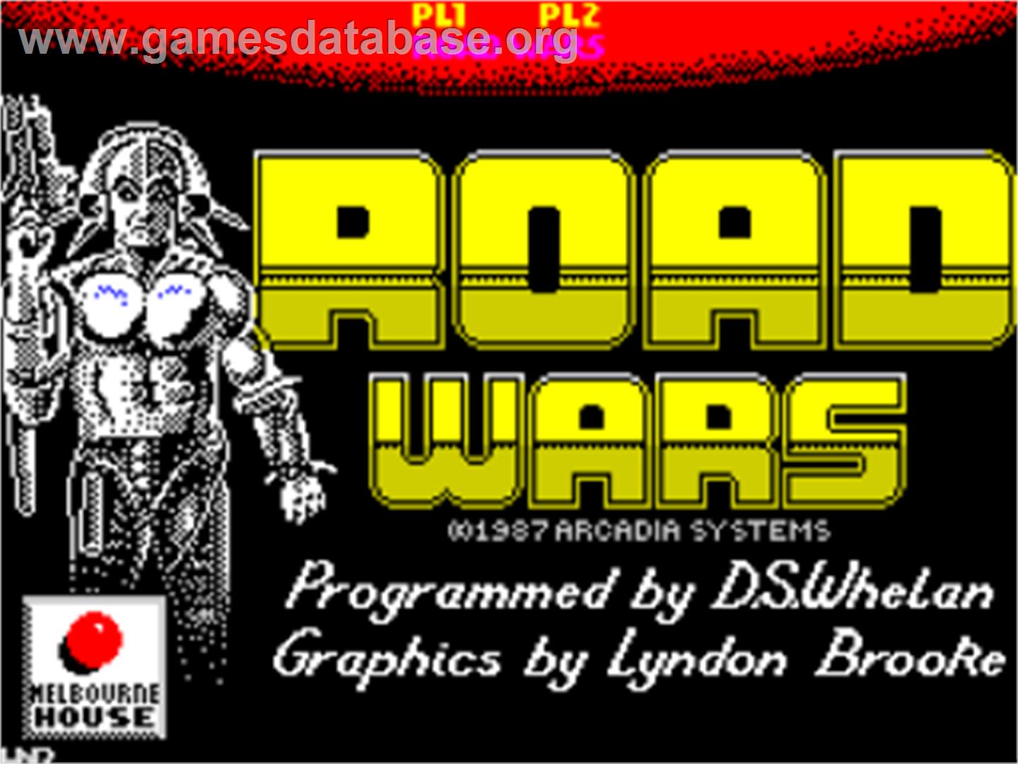 Roadwars - Sinclair ZX Spectrum - Artwork - Title Screen
