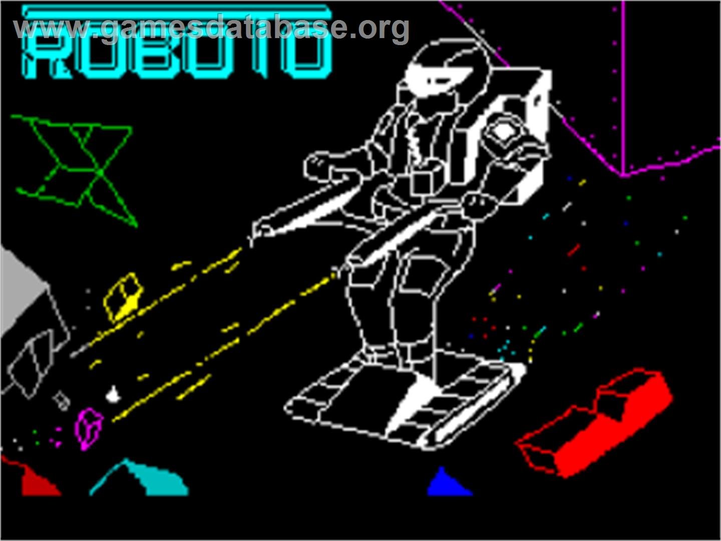 Roboto - Sinclair ZX Spectrum - Artwork - Title Screen