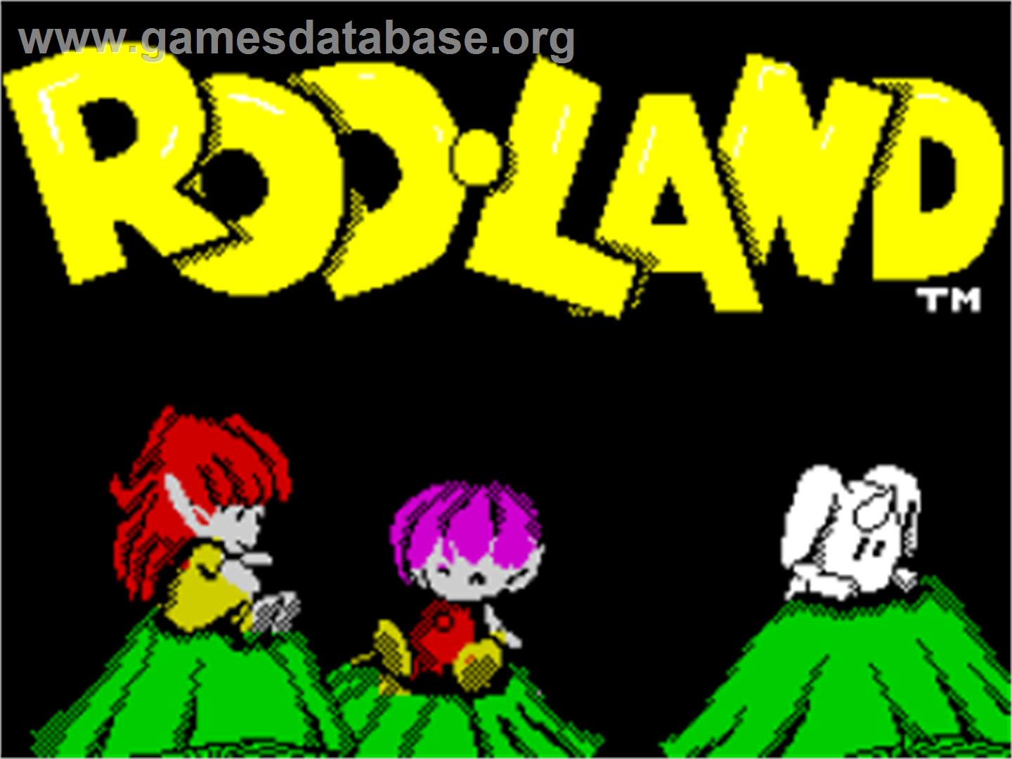 Rodland - Sinclair ZX Spectrum - Artwork - Title Screen