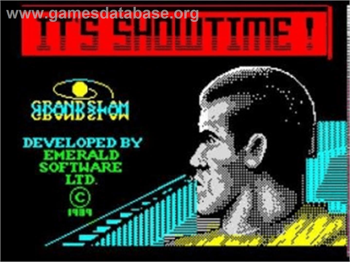 Running Man - Sinclair ZX Spectrum - Artwork - Title Screen