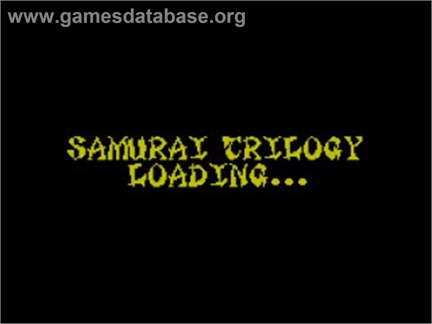 Samurai Trilogy - Sinclair ZX Spectrum - Artwork - Title Screen