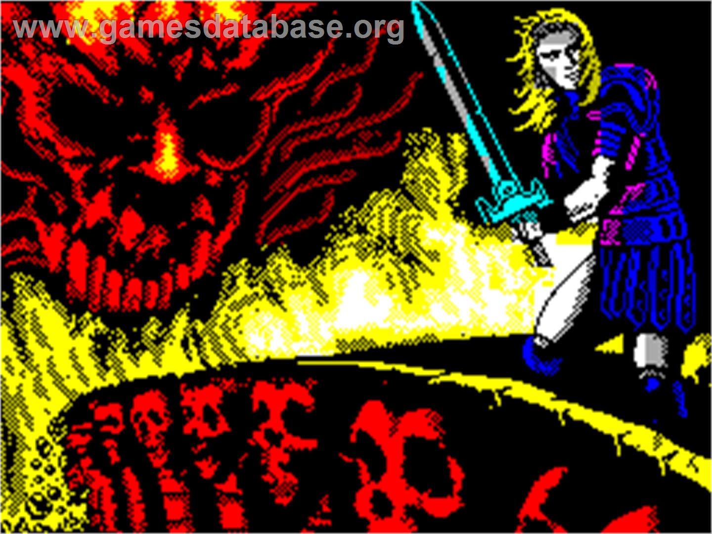 Satan - Sinclair ZX Spectrum - Artwork - Title Screen