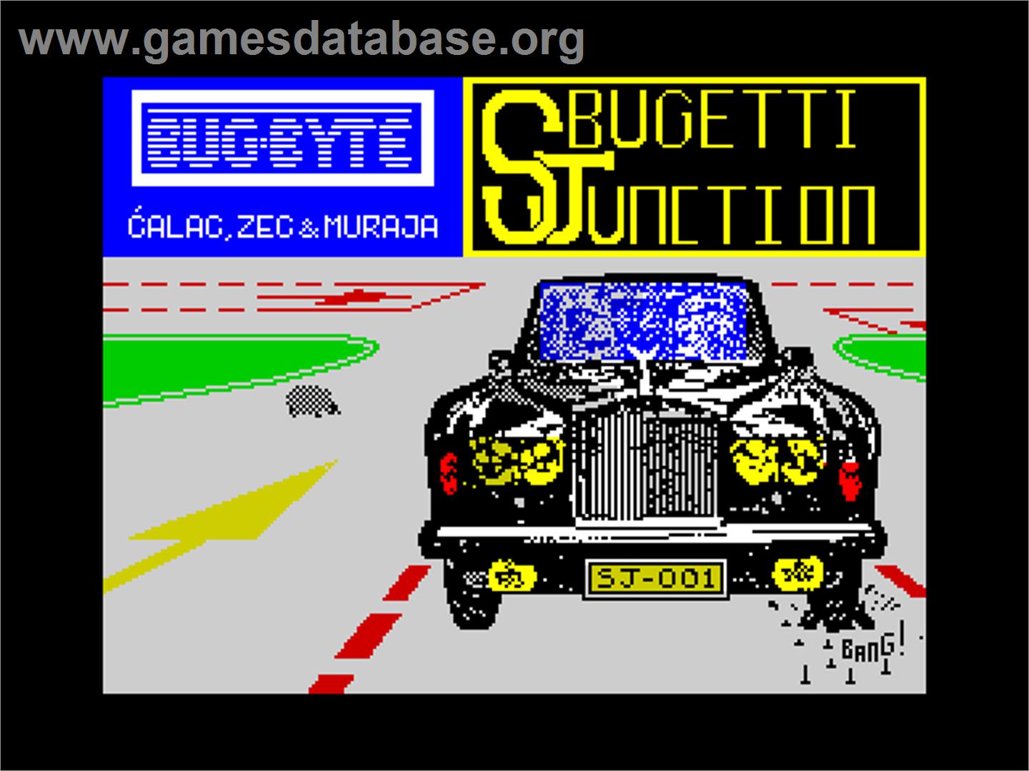 Sbugetti Junction - Sinclair ZX Spectrum - Artwork - Title Screen