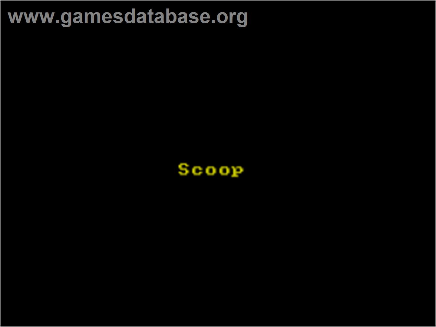 Scoop - The Adventure - Sinclair ZX Spectrum - Artwork - Title Screen