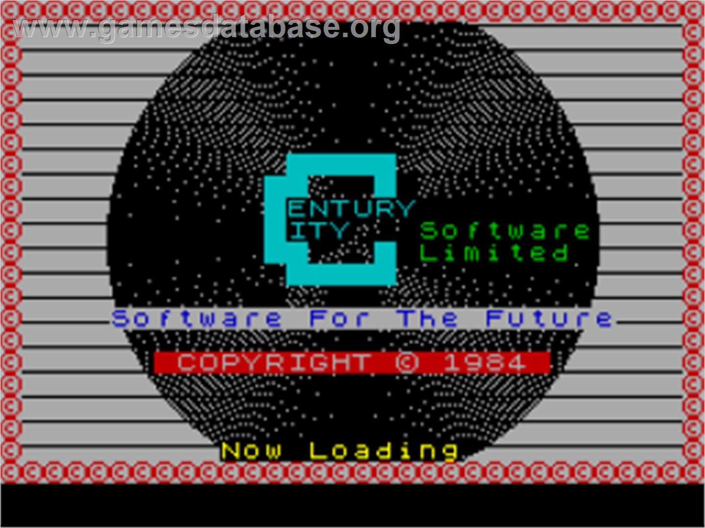 Sentinels - Sinclair ZX Spectrum - Artwork - Title Screen