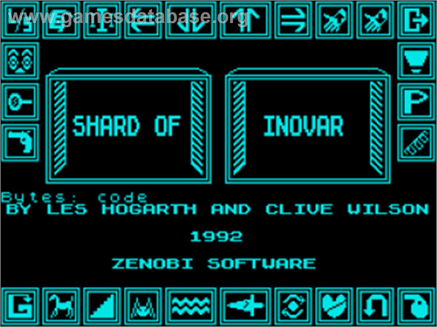 Shard Of Inovar - Sinclair ZX Spectrum - Artwork - Title Screen