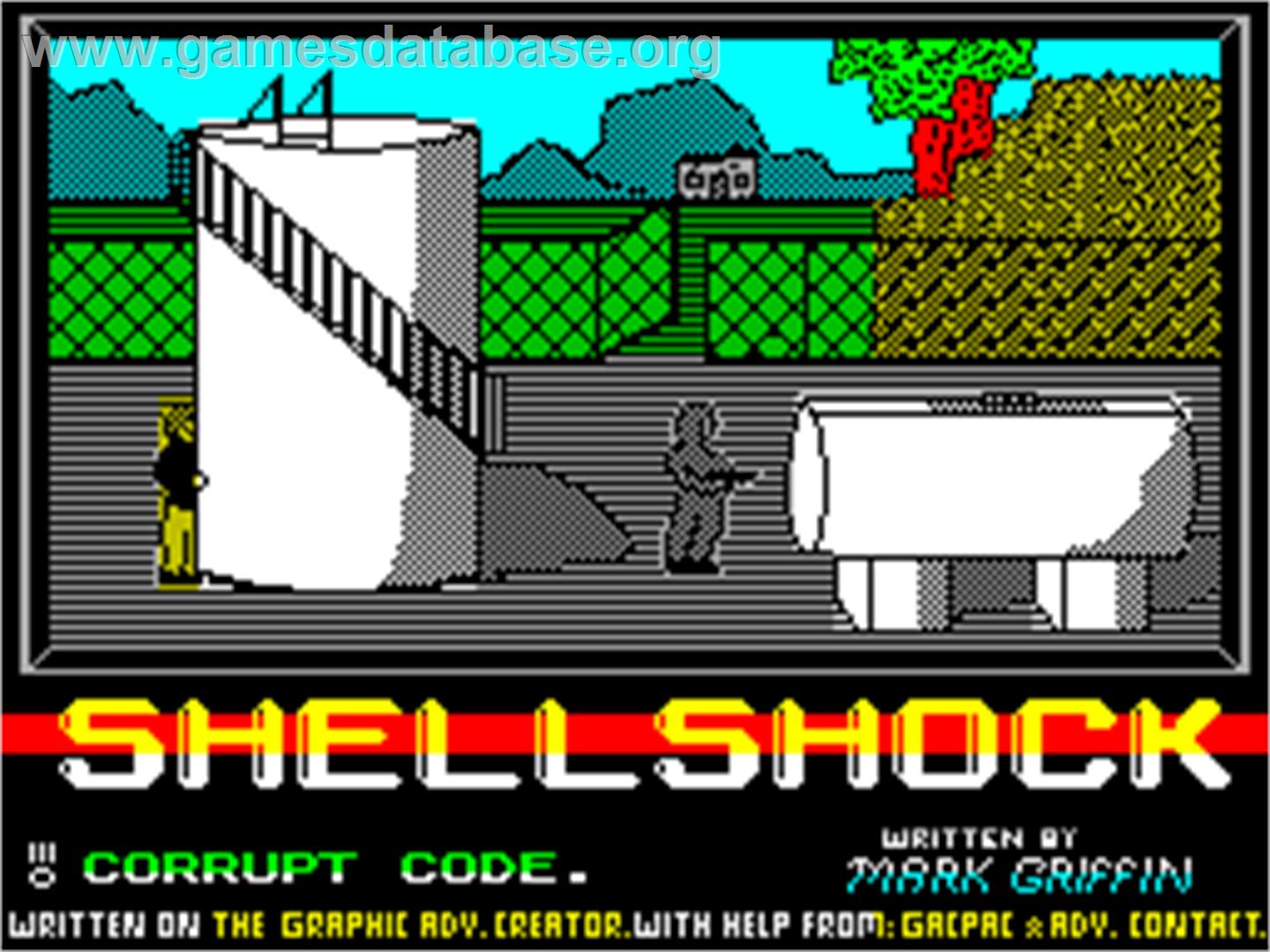 Sherlock - Sinclair ZX Spectrum - Artwork - Title Screen