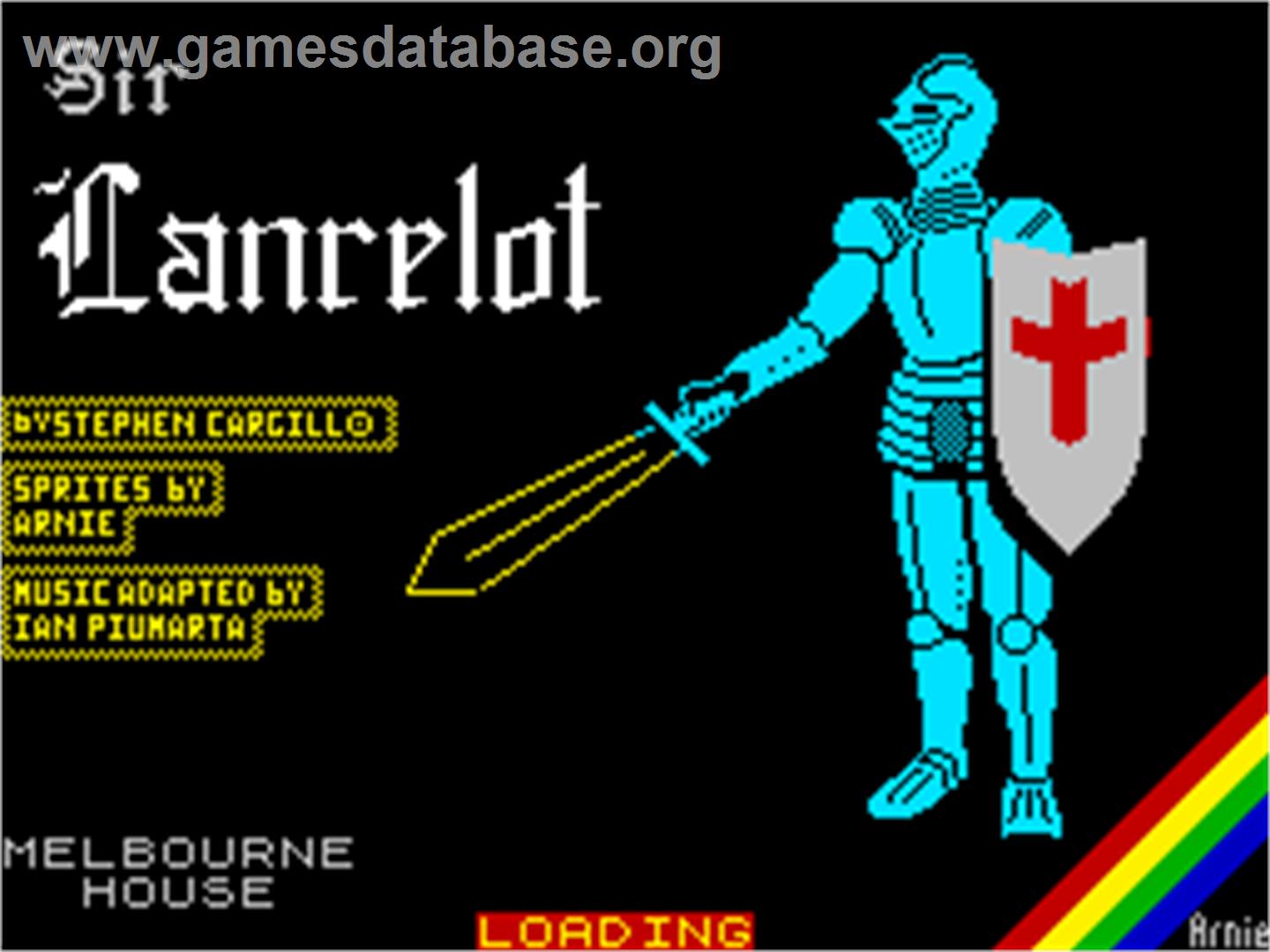 Sir Lancelot - Sinclair ZX Spectrum - Artwork - Title Screen
