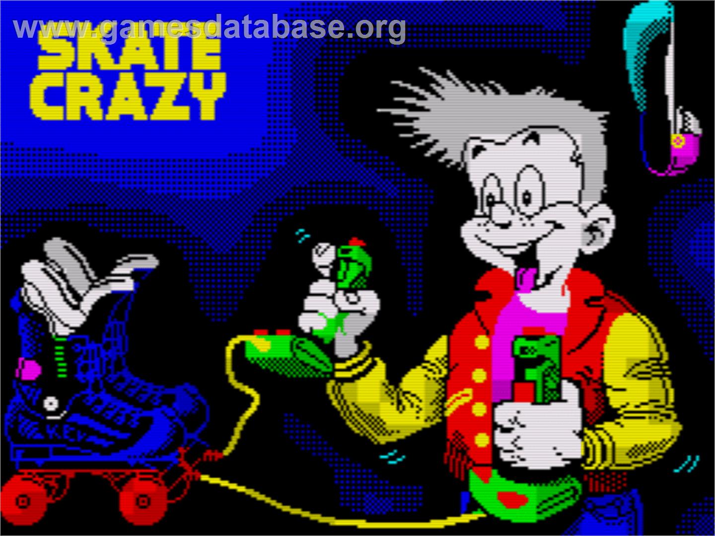 Skate Crazy - Sinclair ZX Spectrum - Artwork - Title Screen