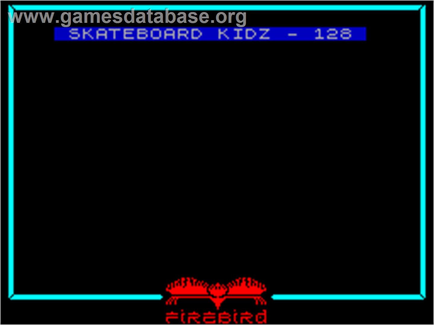 Skateboard Kidz - Sinclair ZX Spectrum - Artwork - Title Screen