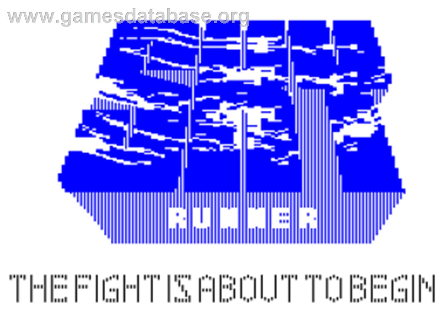 Sky Runner - Sinclair ZX Spectrum - Artwork - Title Screen