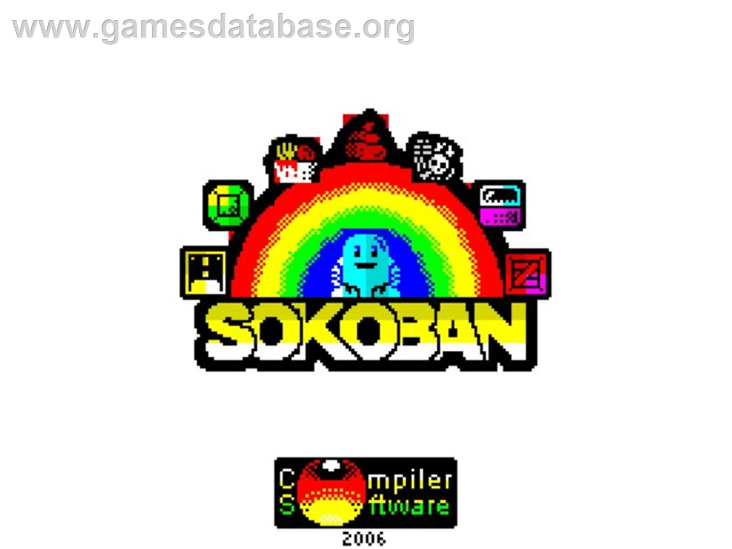Soko-ban - Sinclair ZX Spectrum - Artwork - Title Screen