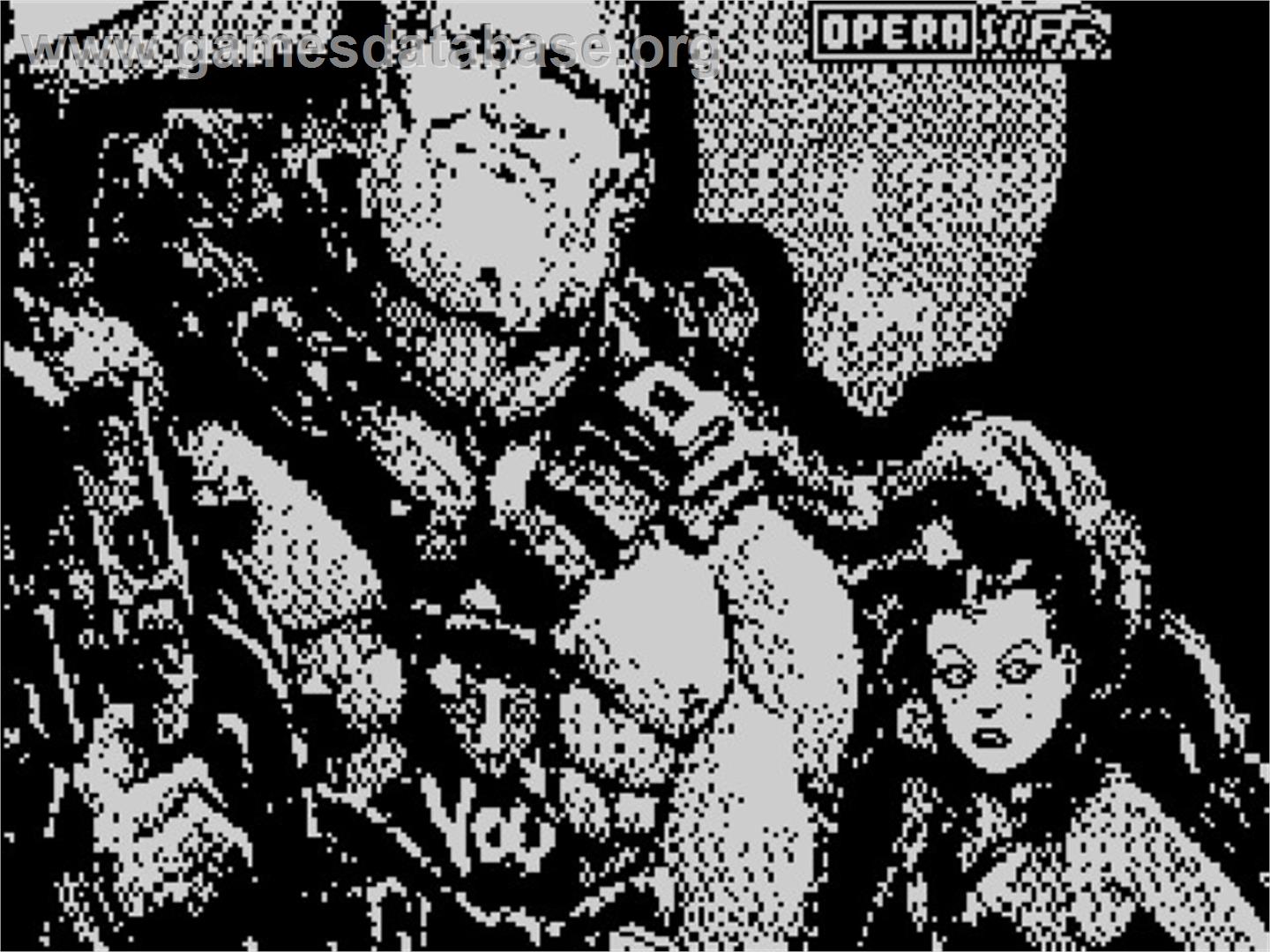 Sol Negro - Sinclair ZX Spectrum - Artwork - Title Screen