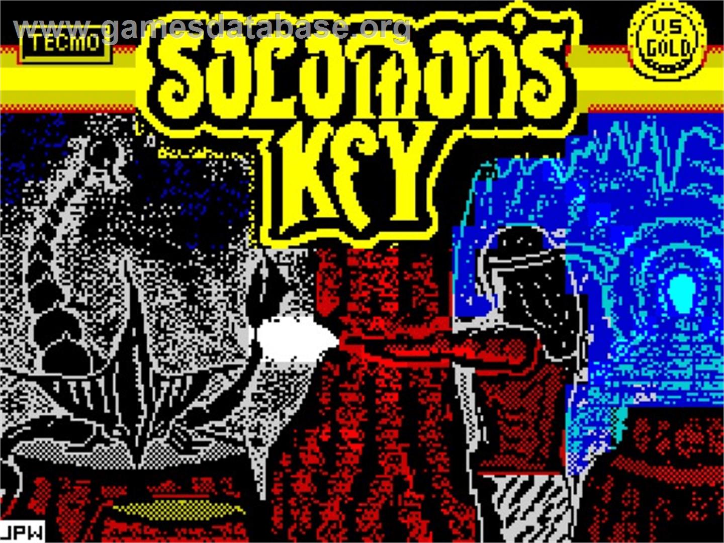 Solomon's Key - Sinclair ZX Spectrum - Artwork - Title Screen
