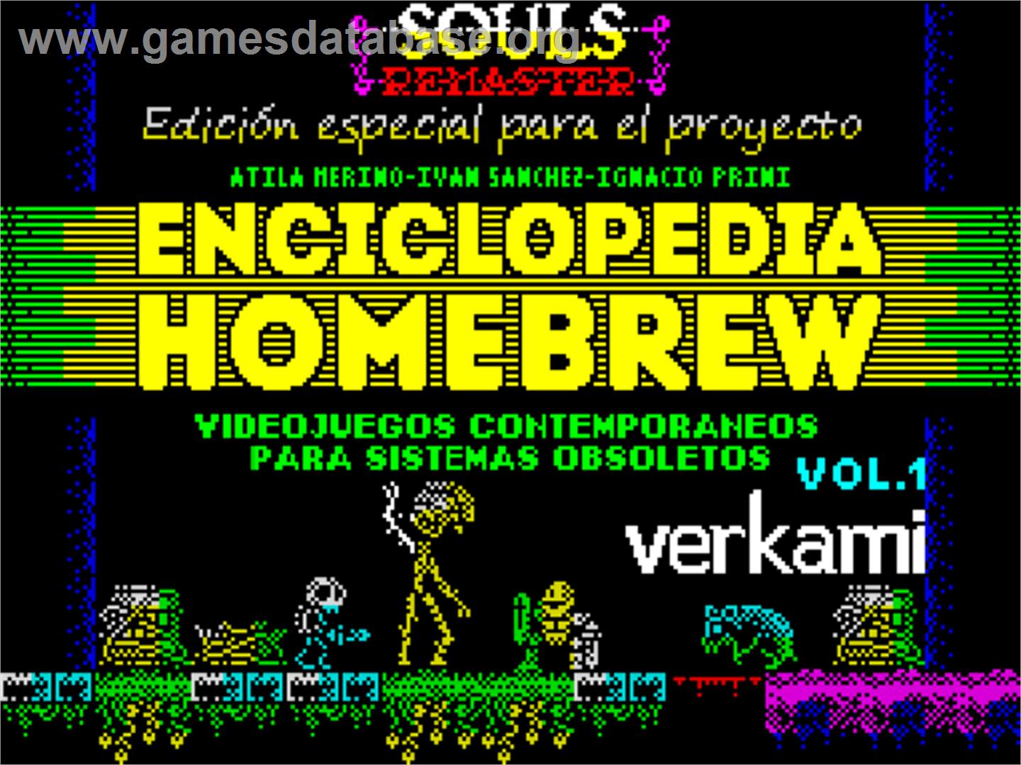 Souls Remaster - Sinclair ZX Spectrum - Artwork - Title Screen