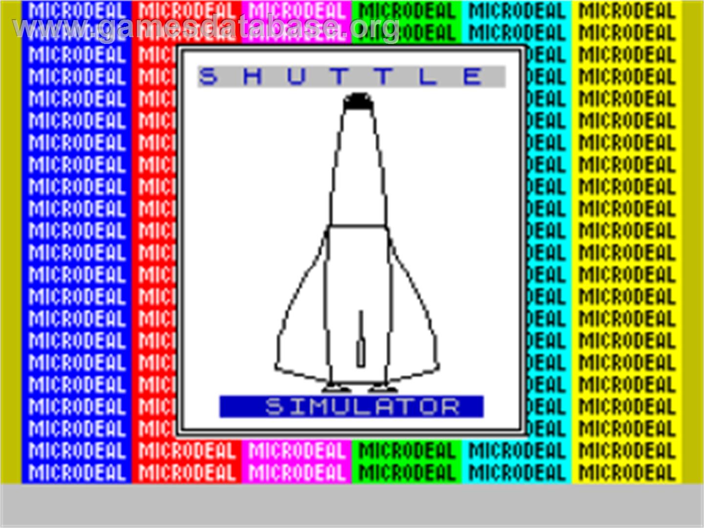 Space Shuttle: A Journey into Space - Sinclair ZX Spectrum - Artwork - Title Screen