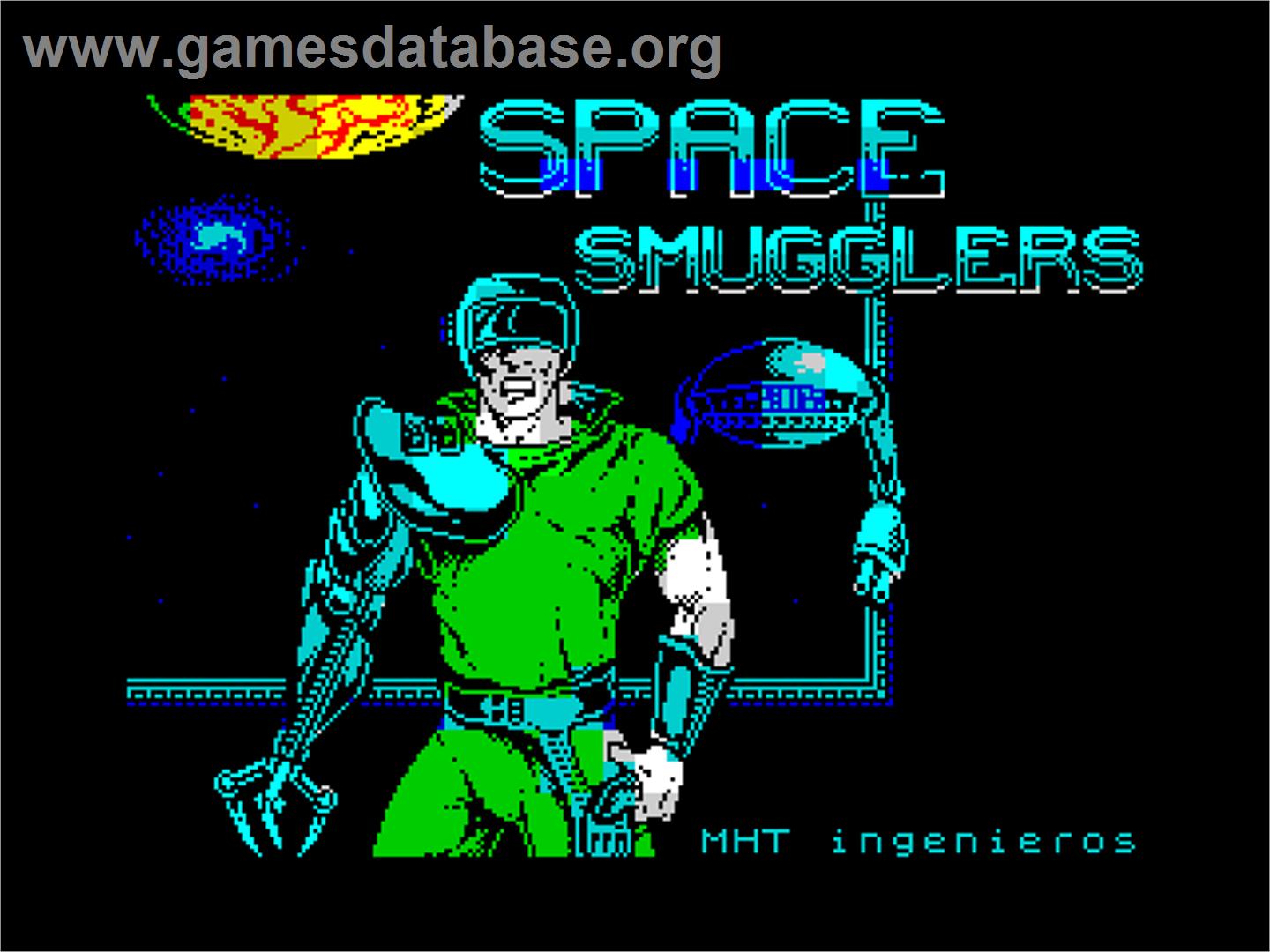 Space Smugglers - Sinclair ZX Spectrum - Artwork - Title Screen