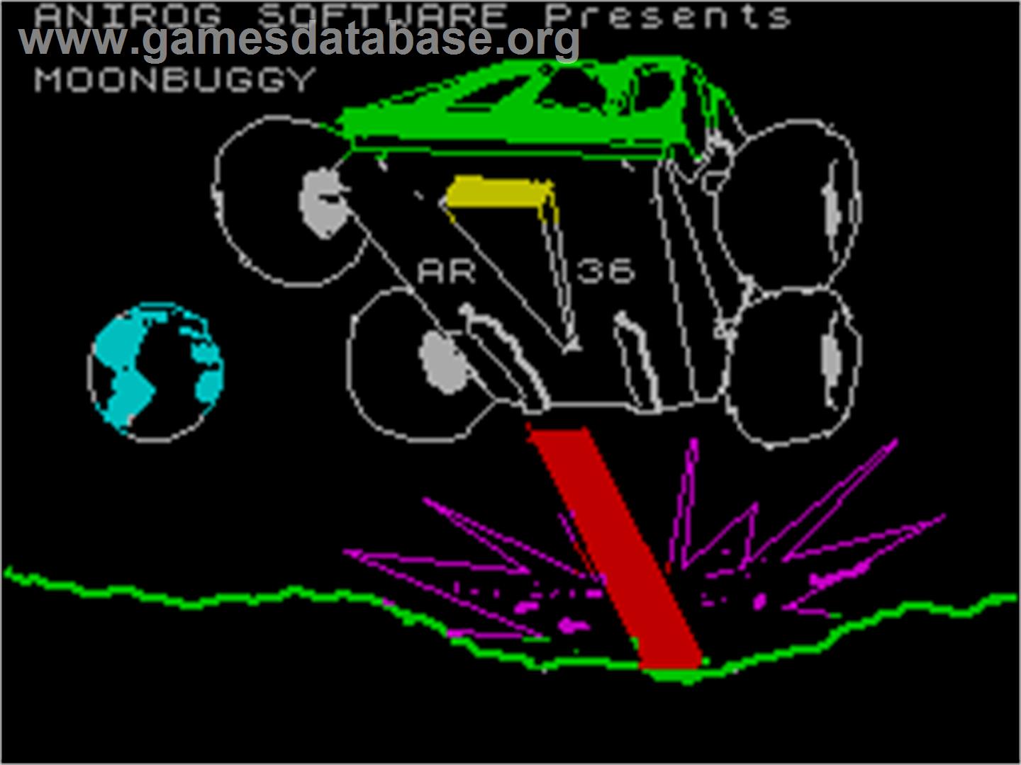 Speed Buggy - Sinclair ZX Spectrum - Artwork - Title Screen