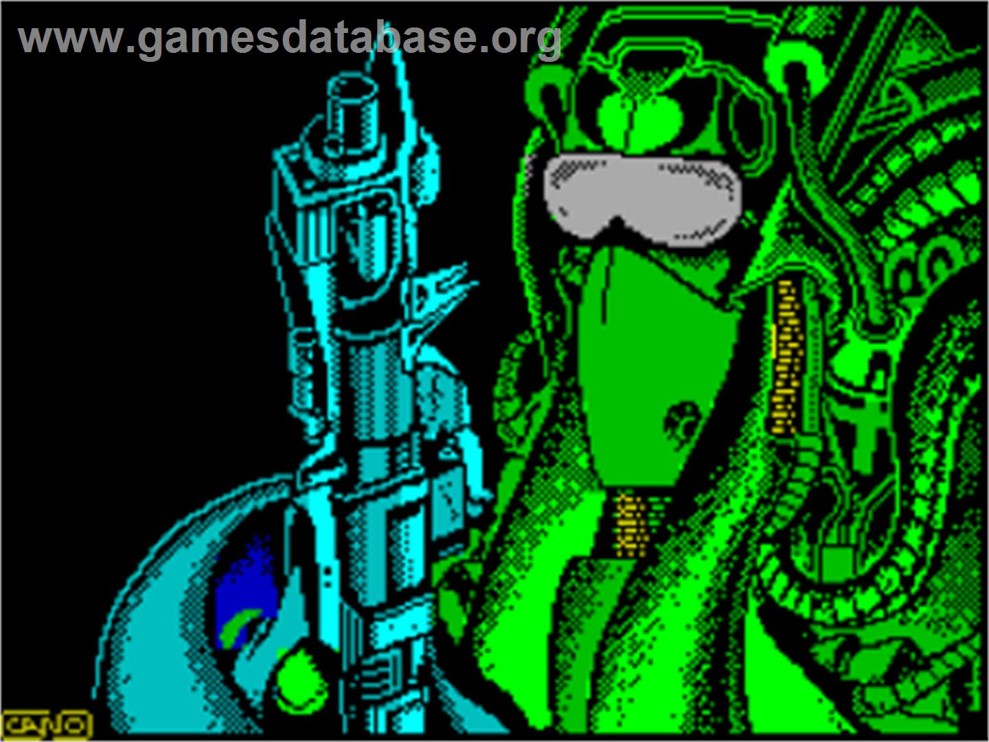Star Dust - Sinclair ZX Spectrum - Artwork - Title Screen