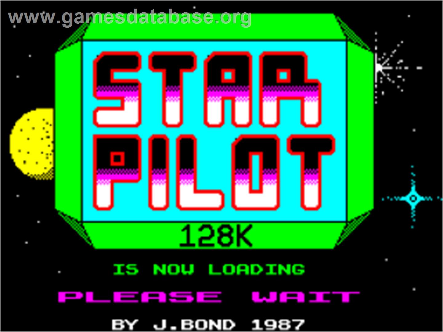 Star Pilot - Sinclair ZX Spectrum - Artwork - Title Screen