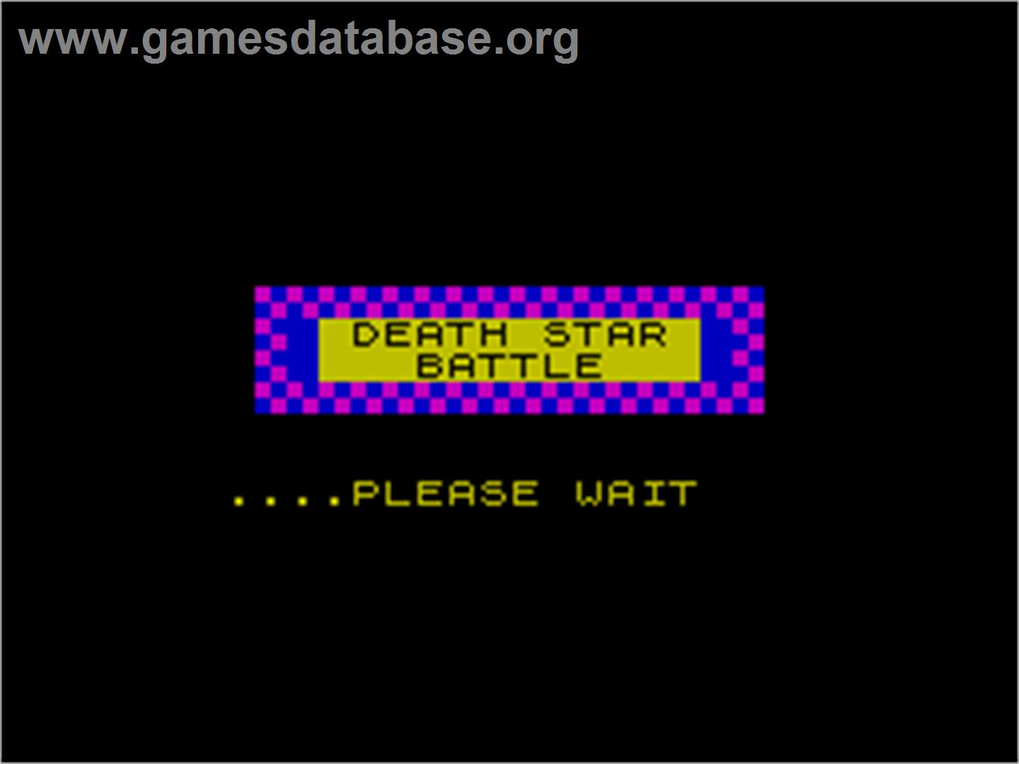 Star Wars: Return of the Jedi - Death Star Battle - Sinclair ZX Spectrum - Artwork - Title Screen