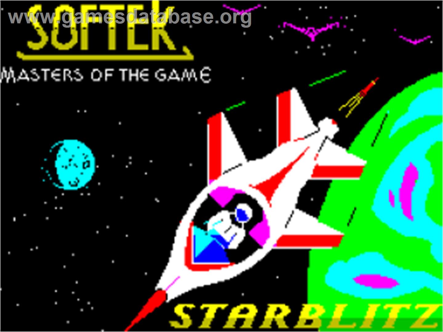 Starblitz - Sinclair ZX Spectrum - Artwork - Title Screen