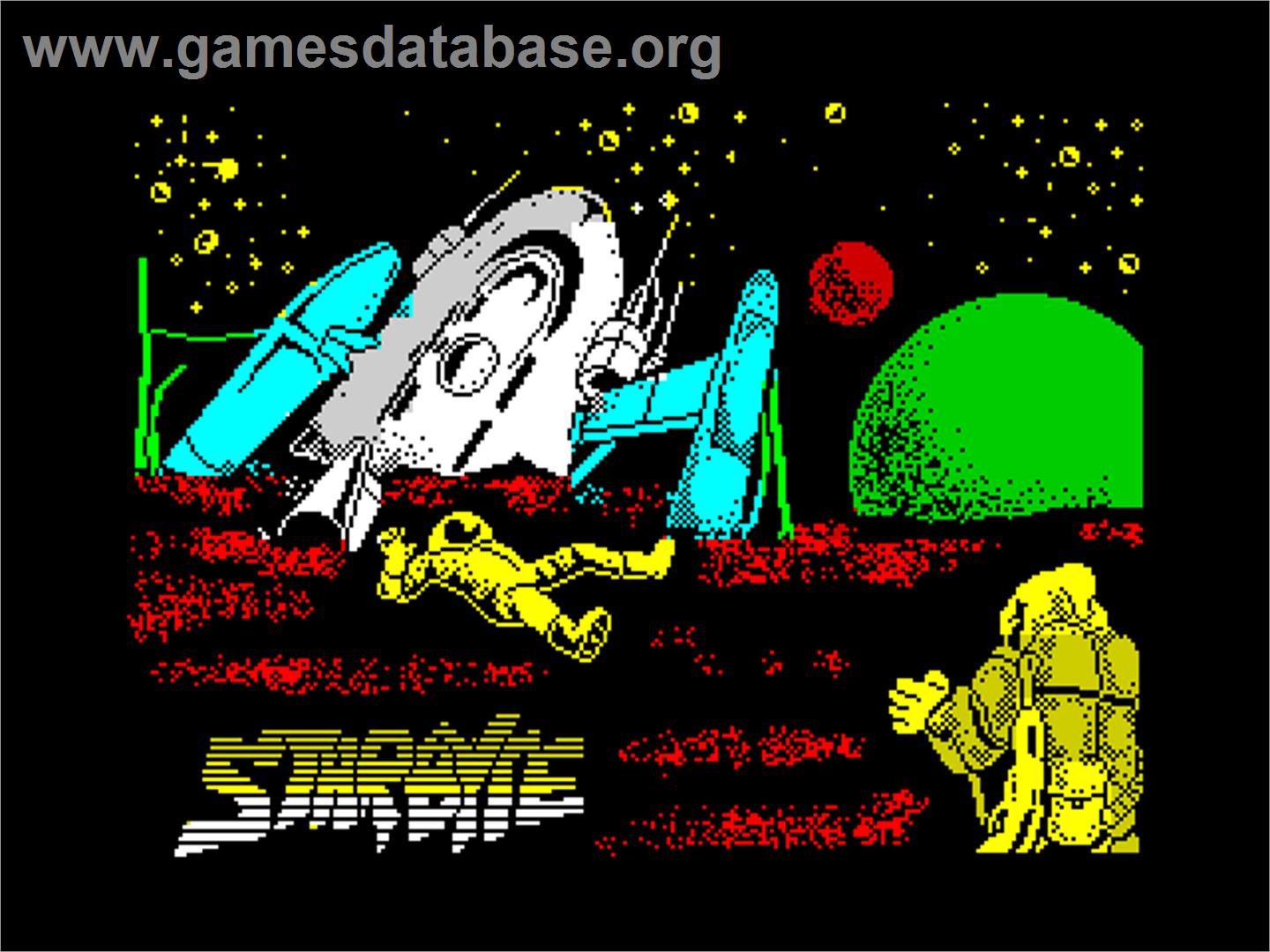 Starbyte - Sinclair ZX Spectrum - Artwork - Title Screen