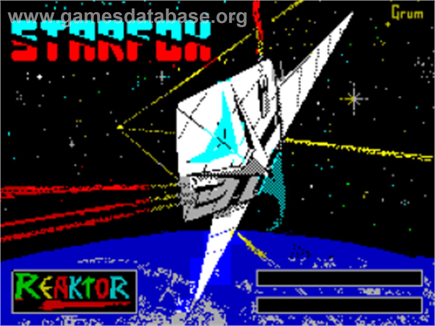 Starfox (Cybexlab) - Sinclair ZX Spectrum - Artwork - Title Screen