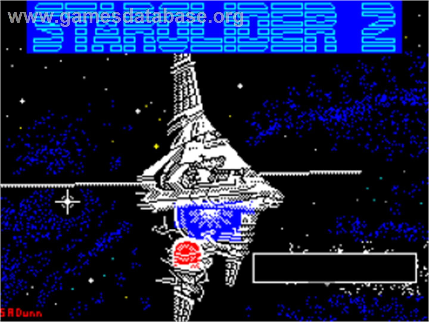 Starglider 2 - Sinclair ZX Spectrum - Artwork - Title Screen