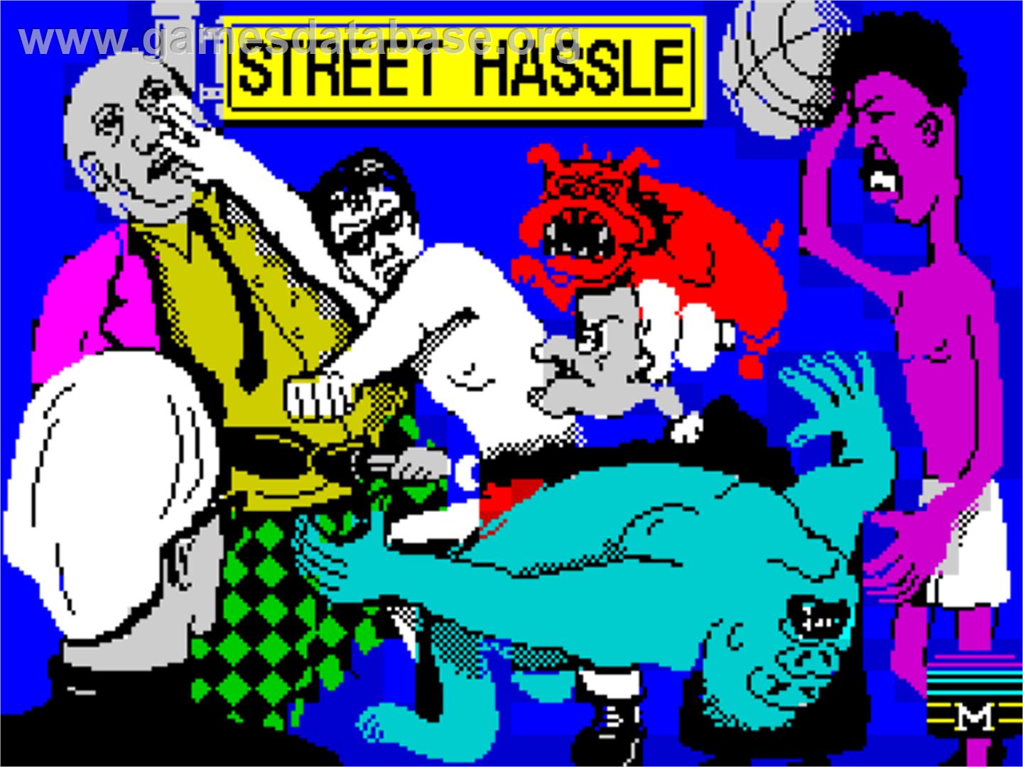 Street Hassle - Sinclair ZX Spectrum - Artwork - Title Screen