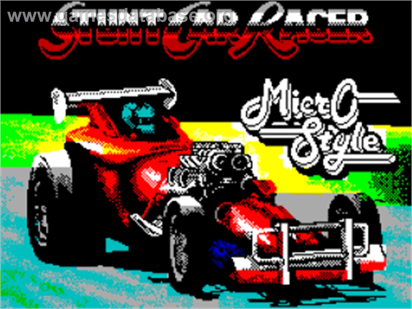 Stunt Car Racer - Sinclair ZX Spectrum - Artwork - Title Screen