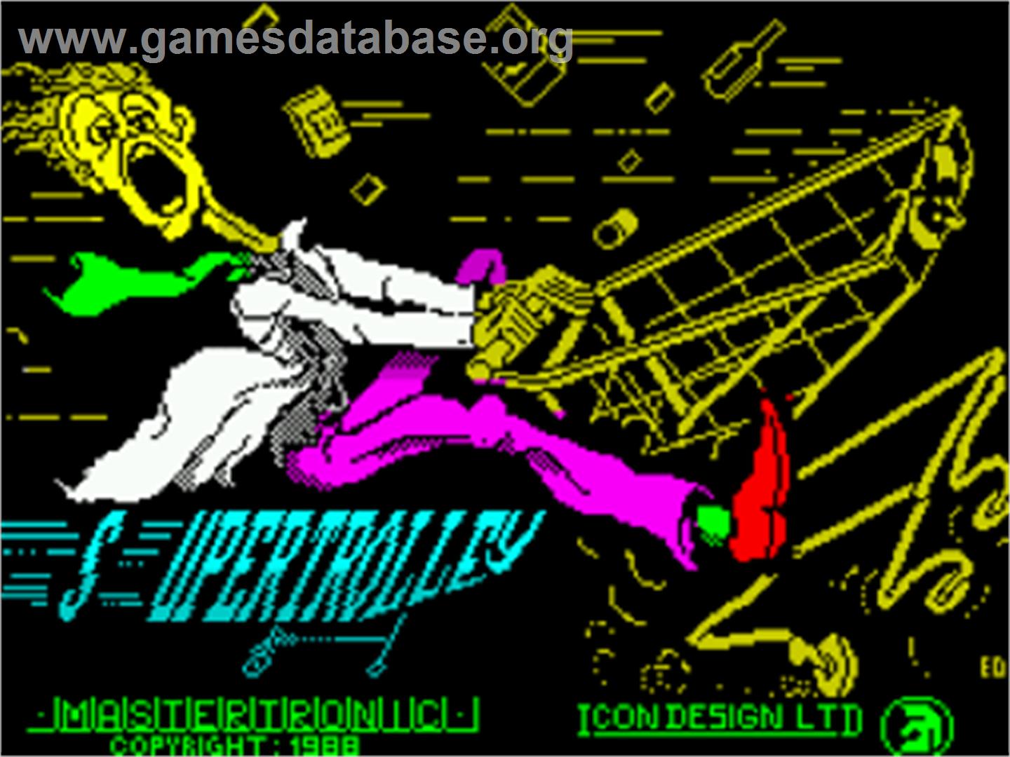Super Trolley - Sinclair ZX Spectrum - Artwork - Title Screen