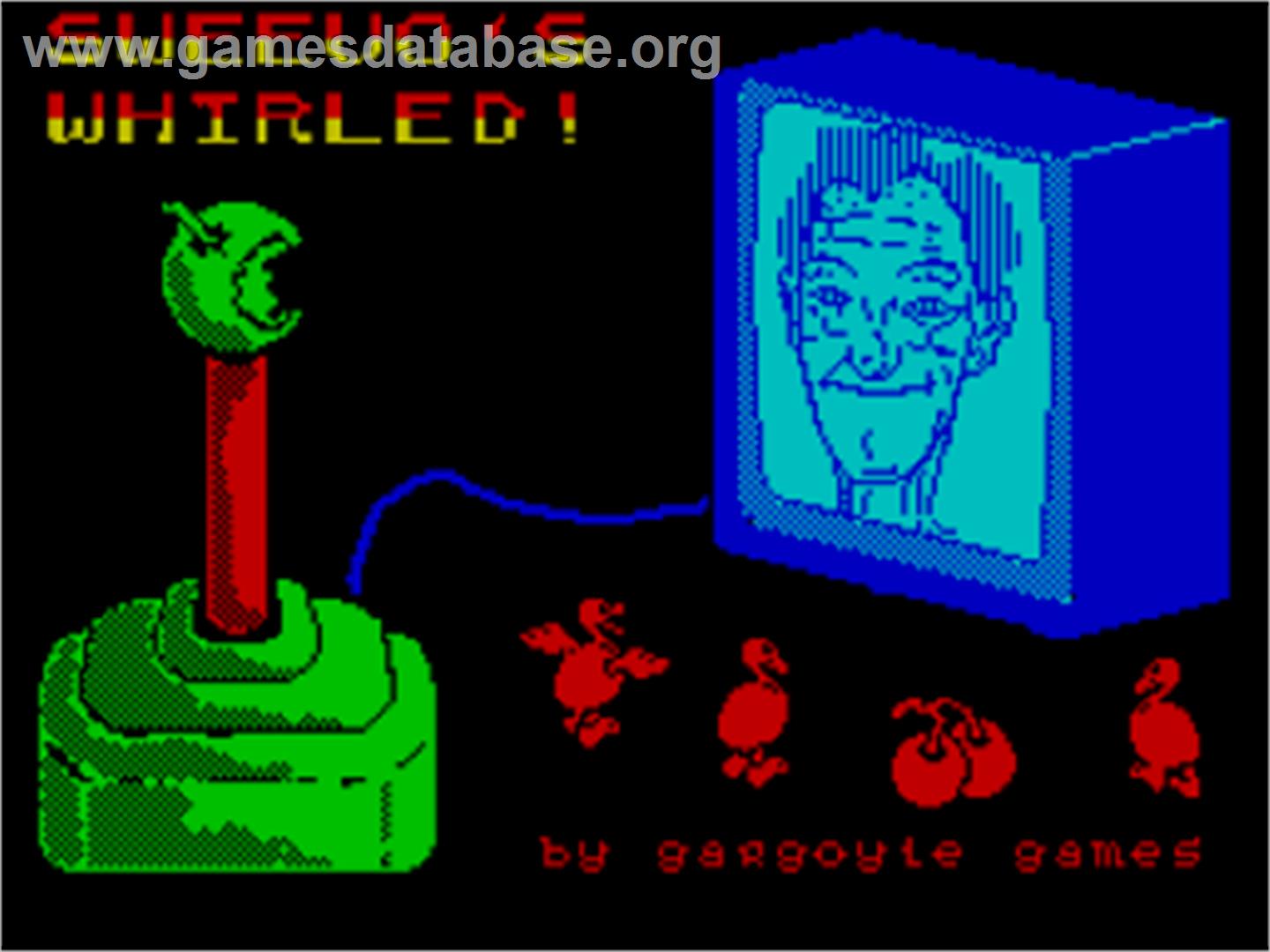 Sweevo's Whirled - Sinclair ZX Spectrum - Artwork - Title Screen