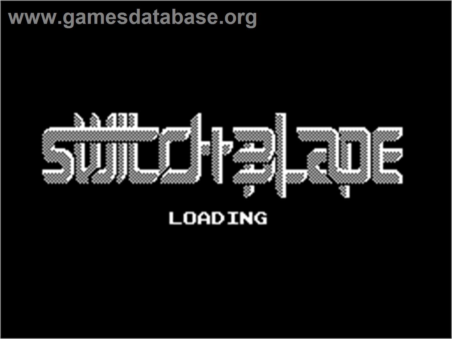 Switchblade - Sinclair ZX Spectrum - Artwork - Title Screen