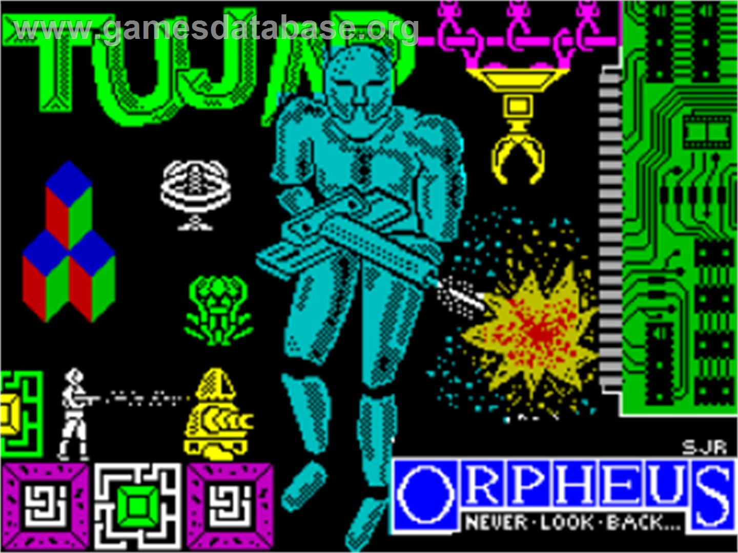 TUJAD - Sinclair ZX Spectrum - Artwork - Title Screen