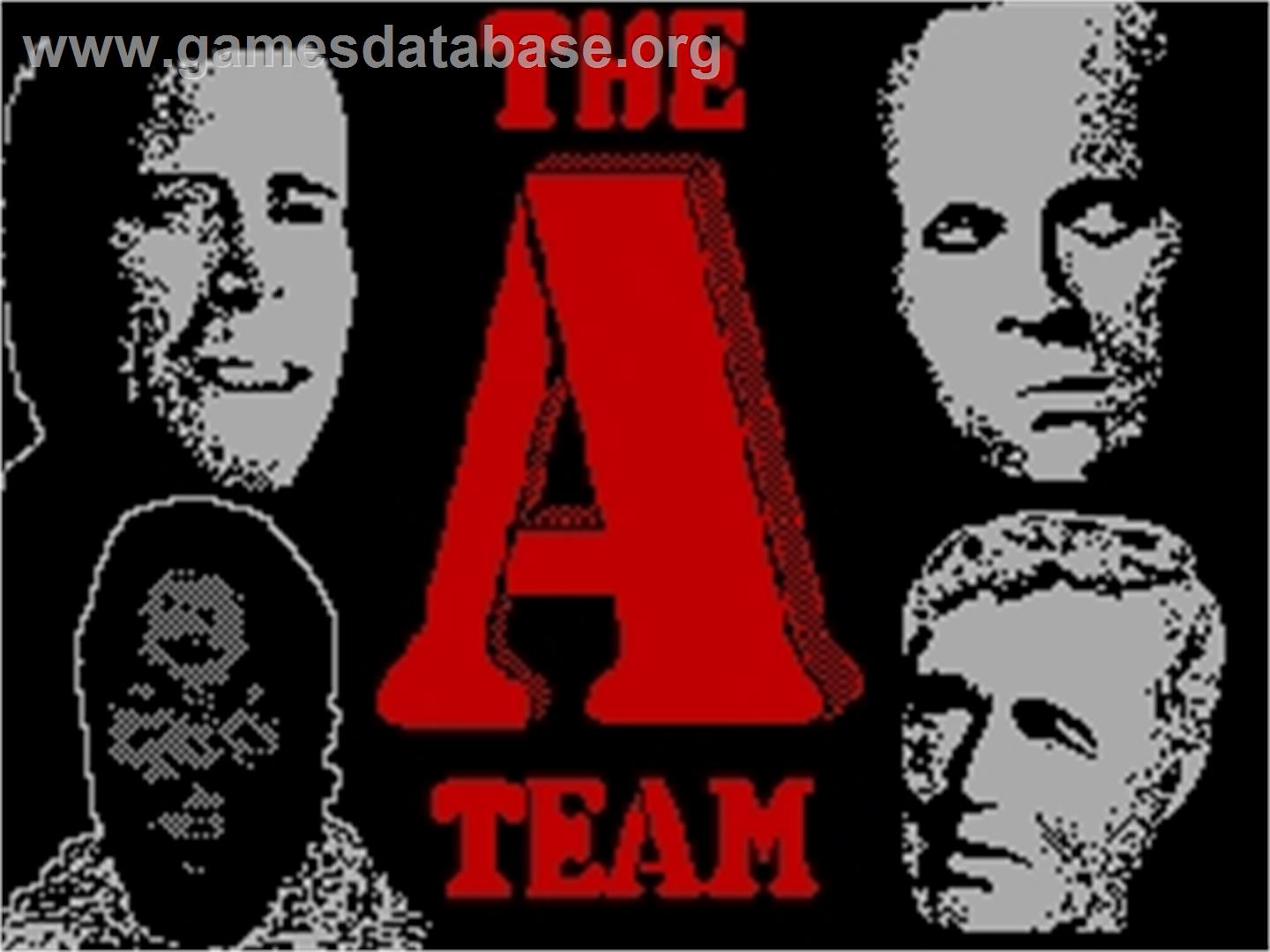 The A-Team - Sinclair ZX Spectrum - Artwork - Title Screen