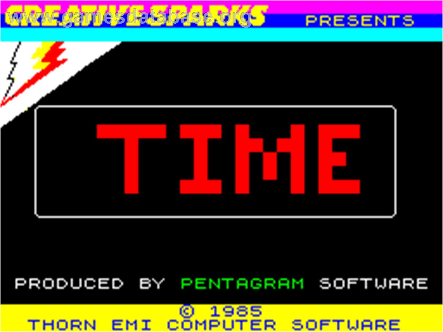 The Brick - Sinclair ZX Spectrum - Artwork - Title Screen