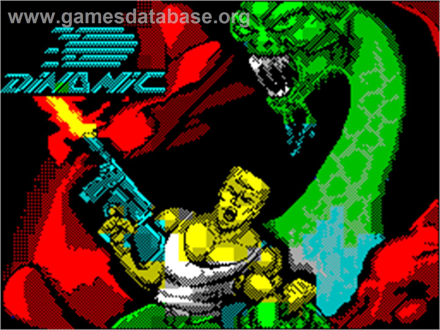 The Ninja Warriors - Sinclair ZX Spectrum - Artwork - Title Screen