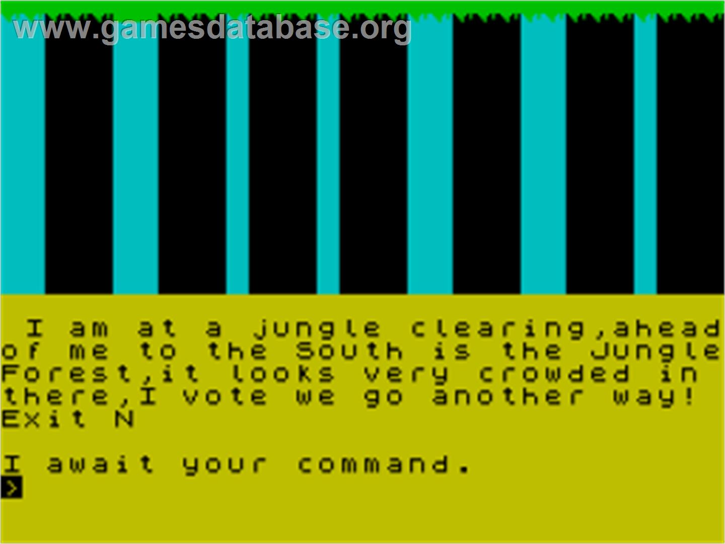 They Say The World Will Die In Fire And Ice - Sinclair ZX Spectrum - Artwork - Title Screen