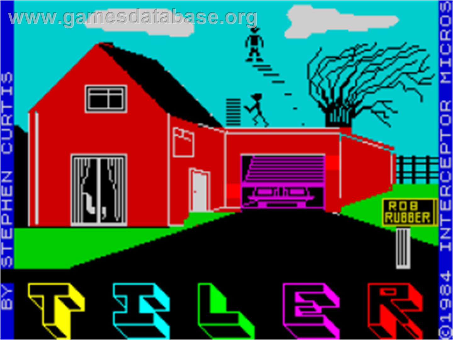 Tiler - Sinclair ZX Spectrum - Artwork - Title Screen