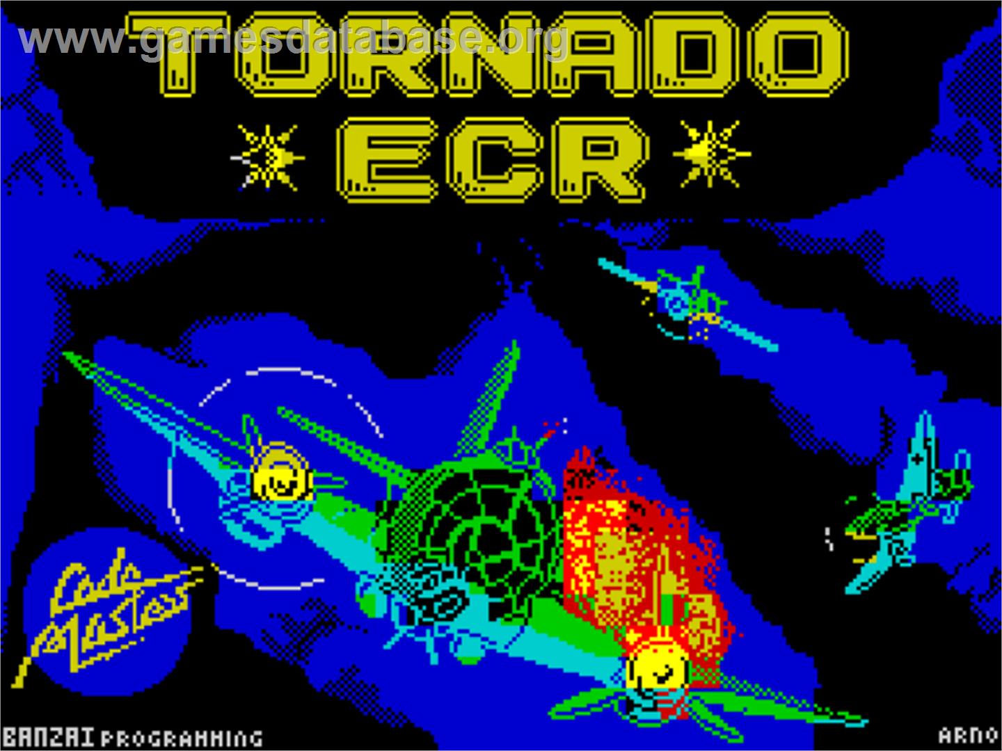 Tornado Ecr - Sinclair ZX Spectrum - Artwork - Title Screen