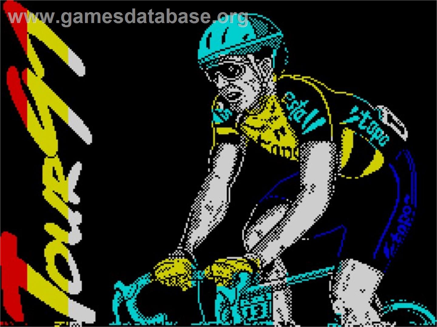 Tour 91 - Sinclair ZX Spectrum - Artwork - Title Screen
