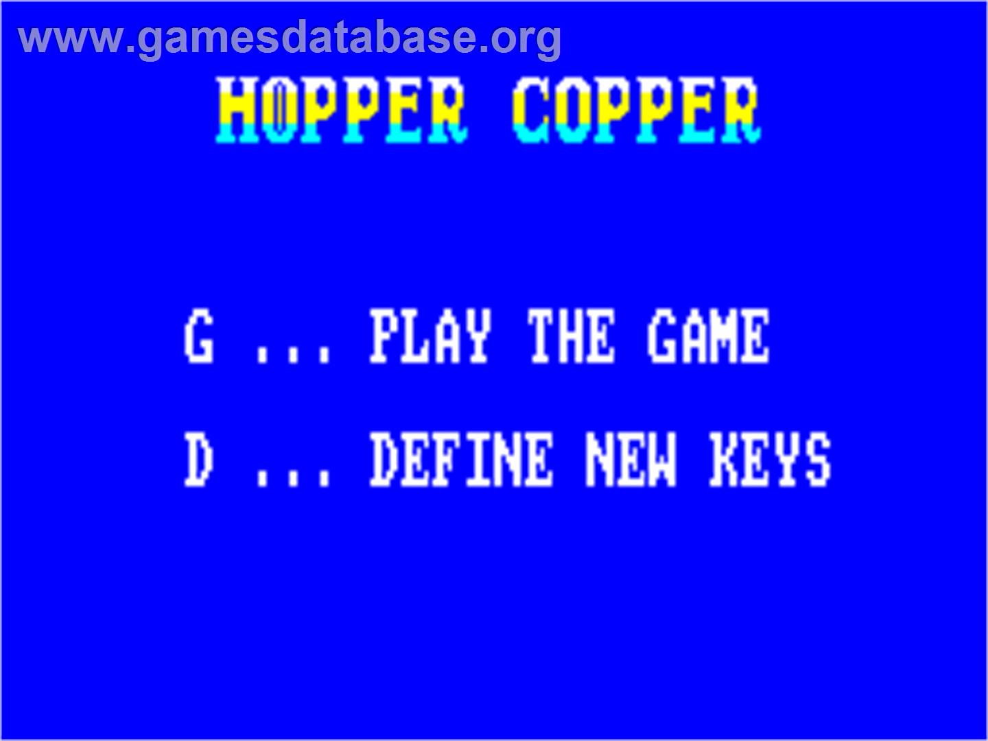 Tower Toppler - Sinclair ZX Spectrum - Artwork - Title Screen