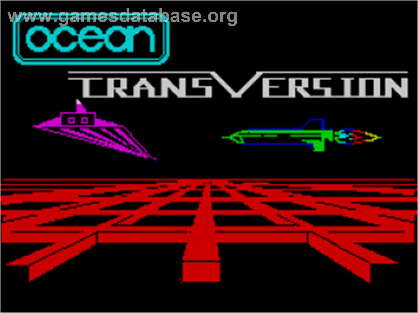 Transversion - Sinclair ZX Spectrum - Artwork - Title Screen