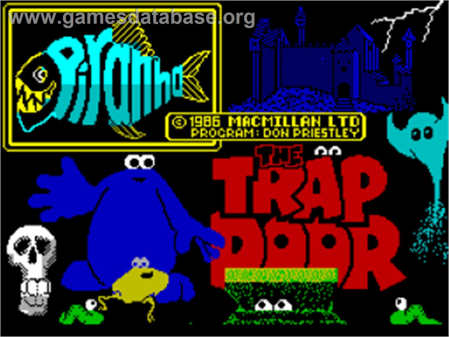 Trap Door, The - Sinclair ZX Spectrum - Artwork - Title Screen