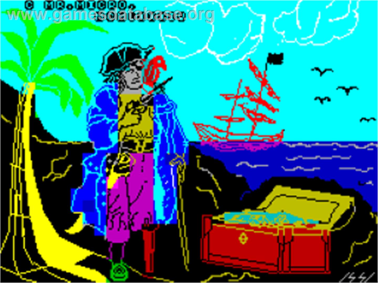 Treasure Island - Sinclair ZX Spectrum - Artwork - Title Screen