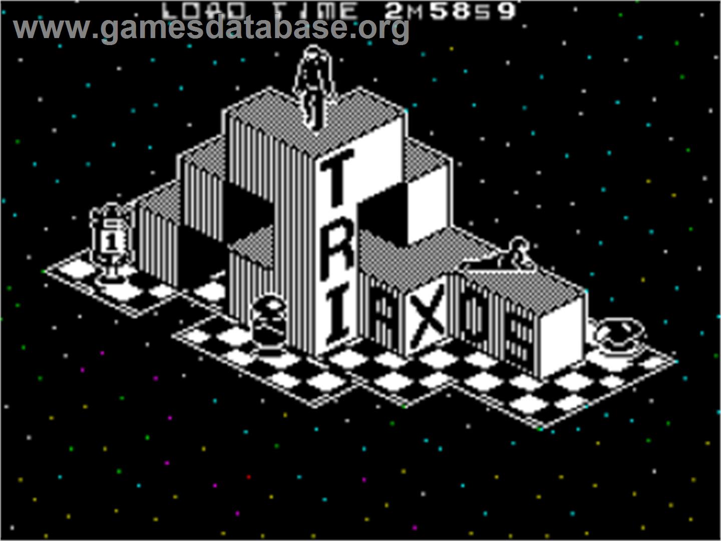 Triaxos - Sinclair ZX Spectrum - Artwork - Title Screen