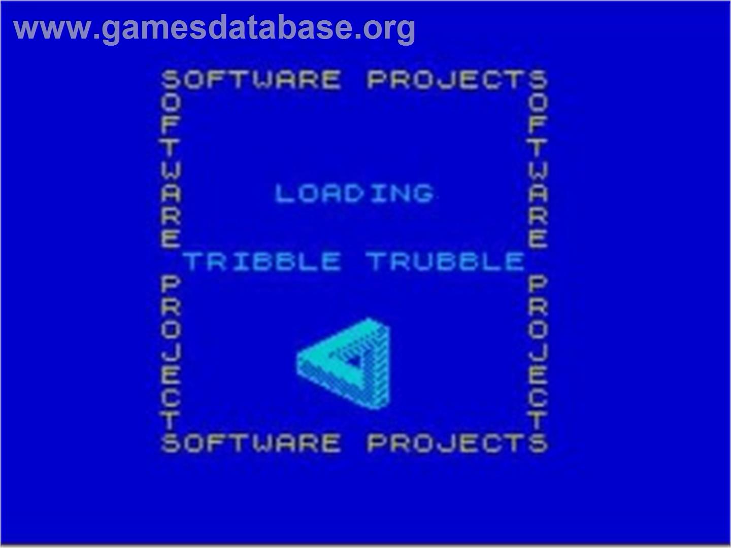 Tribble Trubble - Sinclair ZX Spectrum - Artwork - Title Screen