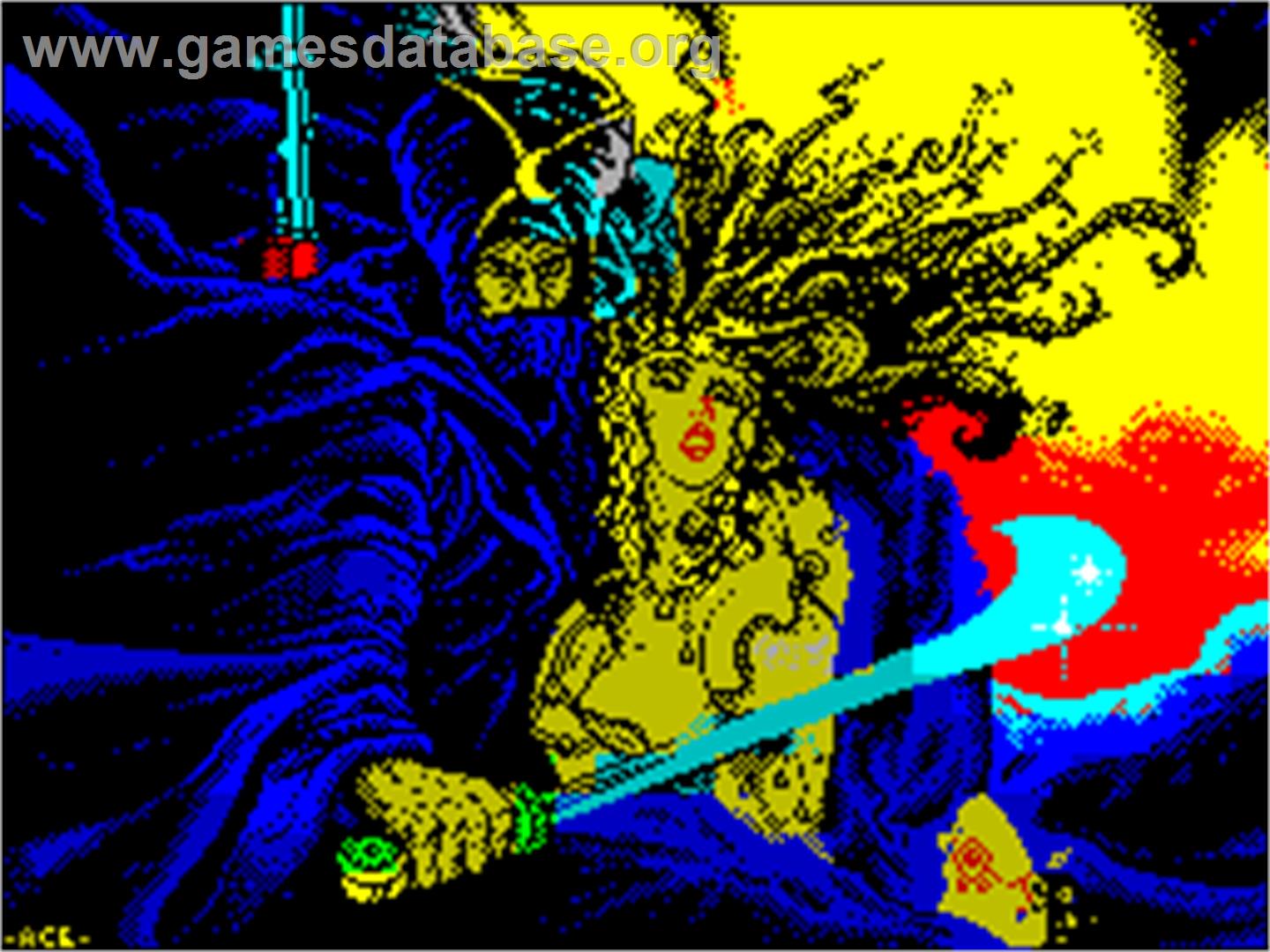 Tuareg - Sinclair ZX Spectrum - Artwork - Title Screen