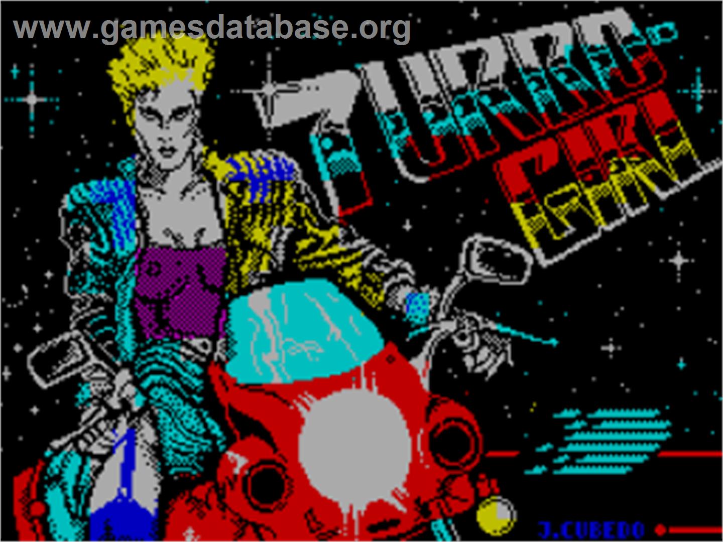 Turbo Bike - Sinclair ZX Spectrum - Artwork - Title Screen